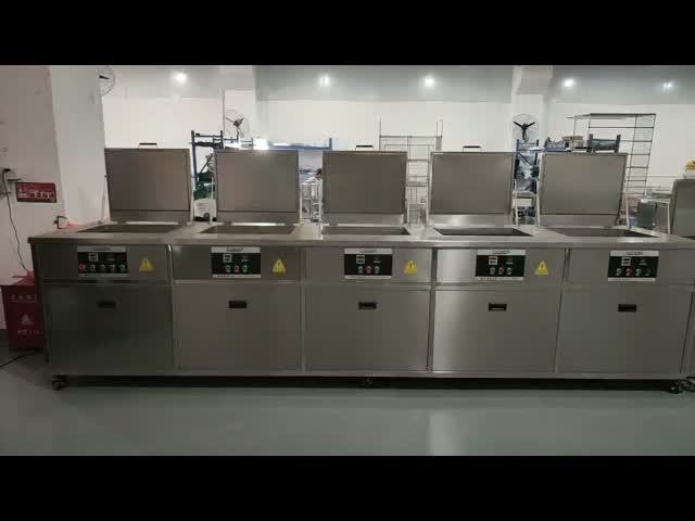61L  FUYANG  40KHz  Four Tank Automotive Ultrasonic Cleaner For Car Engine Parts