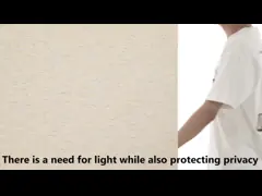 Wholesale White Coating Polyester Roller Blinds Fabric with 410GSM Weight and 3M Width for French Windows