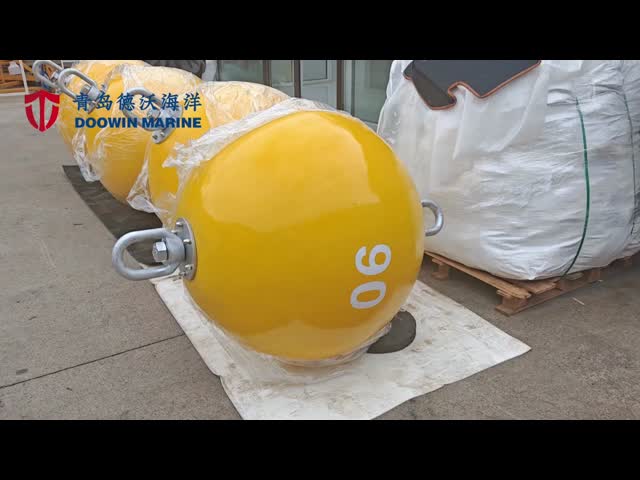 Orange Yellow General Surface Buoys Mooring Pickup Buoy Corrosion Resistant
