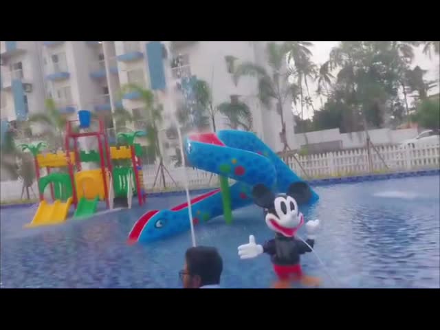 Fiberglass Material Kids Snake Slide 2.5m Height For Water Park Hotel Backyard Pool