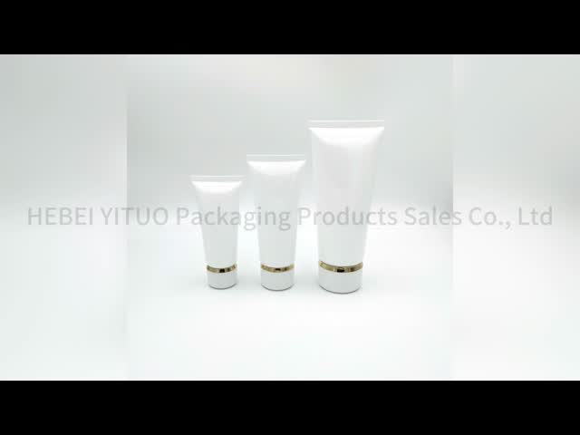 Extruded Facial Plastic Cosmetic Tube With Lids Thermoplastic Face Cream Tube