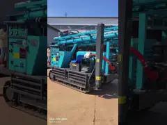 China Hydraulic Core Spt Borehole 350m Crawler Mounted Drill Rig Machine supplier