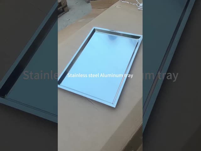 600*800 Commercial Aluminium Baking Trays Stackable Aluminium Oven Tray