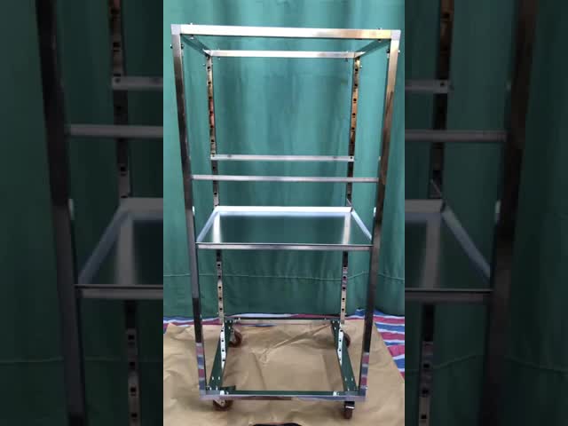 400kg Load Bakery Tray Rack Commercial Bakers Rack 430SS 201SS Aluminum