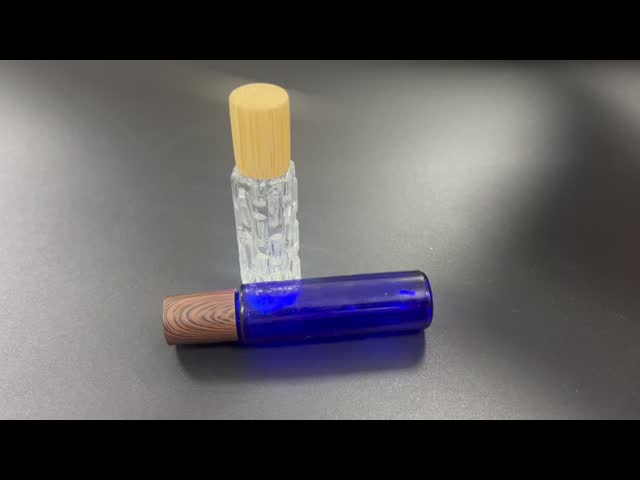 Peppermint Roller Bottles 5ml Bulk With Wooden Cap