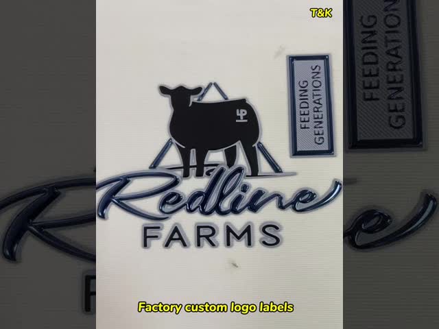 Custom 3D Soft TPU For Badges Waterproof TPU Patch For Garments