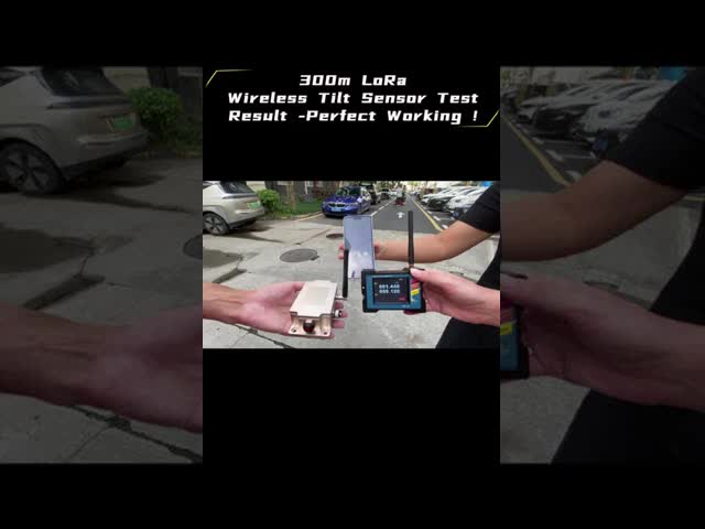 DAM825 Industry Wireless Inclinometer Monitor With Rechargeable Battery Power Supply