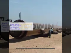 Diameter 0.8m-3.5m Ship Launching Airbags Corrosion Resistant For Pipeline Buoyancy Support
