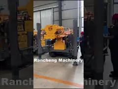 200m Borehole Drilling Machine/Borewell/Hydraulic Crawler Mounted Pneumatic Water Well Drilling Rig Machine For Sale