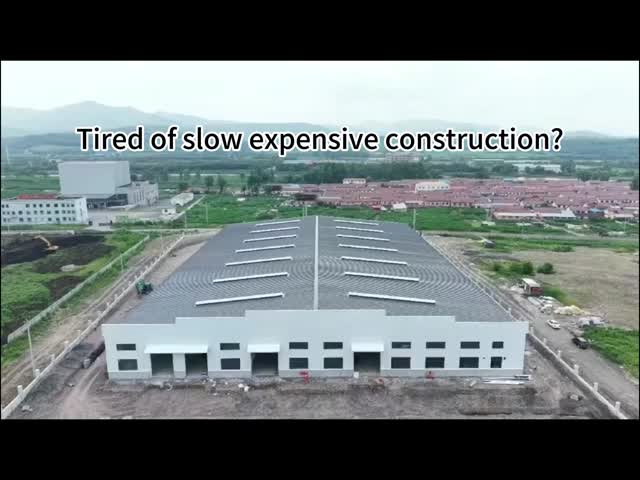 High Strength Metal Structure Warehouse Prefab Industrial Steel Building Wind Resistant