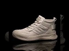 China Wheat Security Work Boots Microfiber Leather Safety Boots With Stab-smash Steel Toe Kevlar Midsole And EVA Sole supplier
