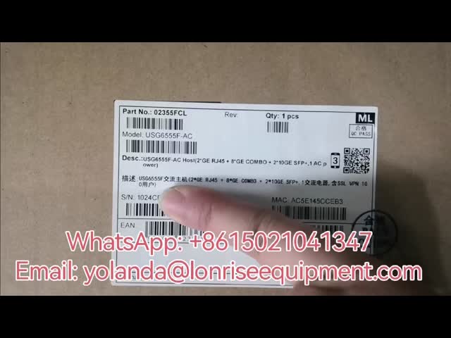 USG6555F-AC  Huawei USG6555F-AC Firewall USG6555F AC Host (2*GE RJ45 + 8*GE COMBO + 2*10GE SFP+, 1 AC Power Supply) 