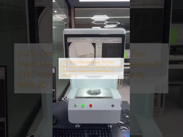 One-Click Detection High Speed 3 μm Accuracy CNC Vision Measuring Machine for Automatic Optical Inspection
