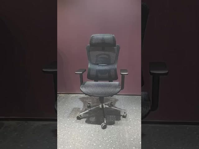 Commercial Ergonomic Office Chair With 4D Armrest 3 Stop Mechanism