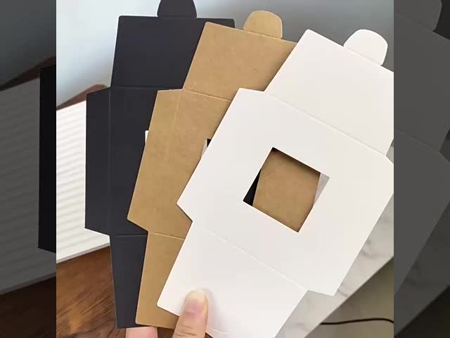 Hollow Wrapping Paper Cardboard Jewelry Bag Display Card Box Jewelry Cardboard Box