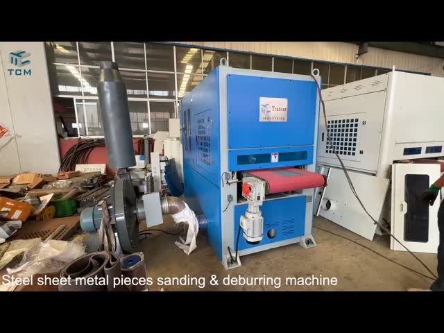 Steel Metal Sheet Polishing Machine Automatic Sanding Deburring Ss Sheet Buffing CE