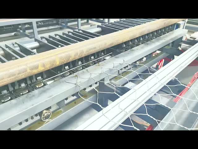 100x120mm Five Twist Hexagonal Wire Mesh Machine CE / ISO9001 Approved