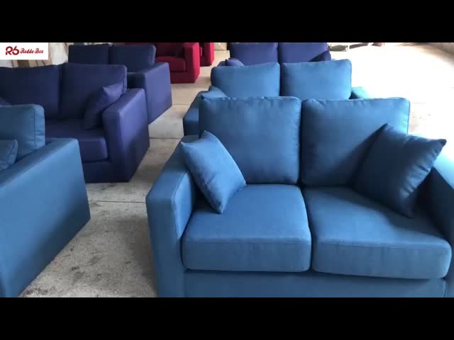 Reinforced Frame Catalina Linen Fabric Sofa Loveseat Anti Snagging Machine Washable