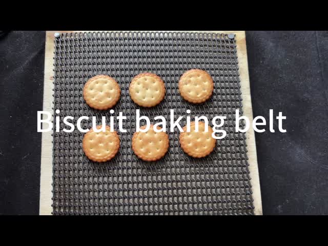 Baking Flat Wire Conveyor Belt Biscuit Stainless Steel Mesh Belt