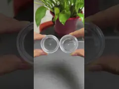 Clear Plastic Jar with Cap for Eye Cream or Lip Balm Cosmetic