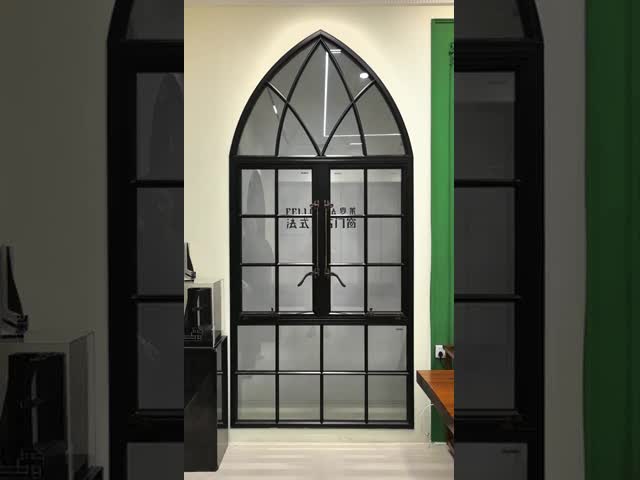 Custom 6063-T5 Aluminum Door And Window Deluxe French Style For Villa