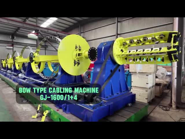 High Efficiency Rigid Skip Stranding Machine With Portal Take Up Device