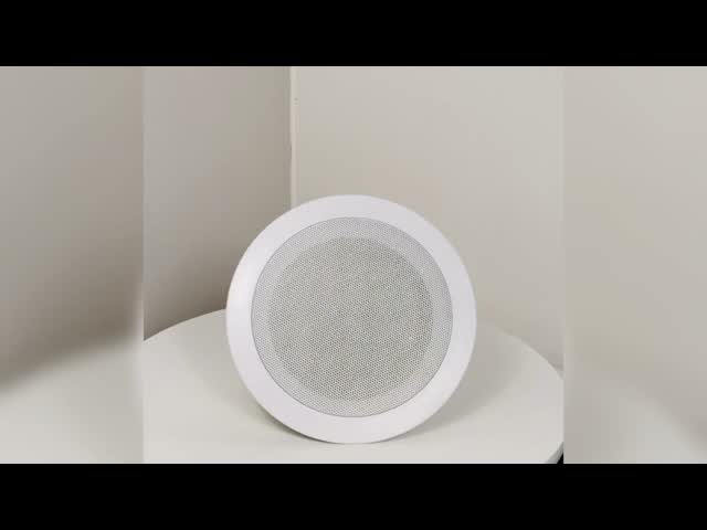 6W 100V 5-inch Full Range Speaker ABS Ceiling Speaker Plastic PA System With Spring Clamp OEM ODM