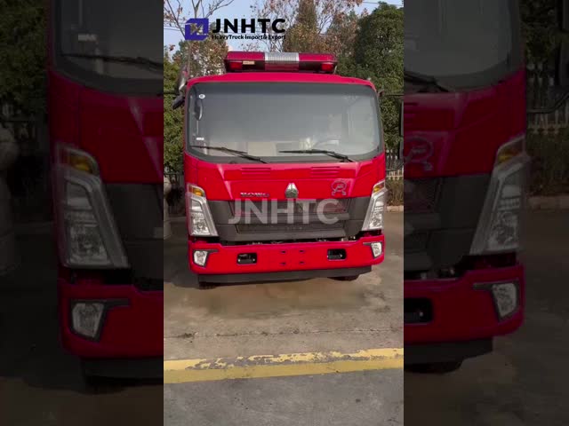 Manufacturer HOWO 4x2 5000L Water Tanker Fire Truck Fire Fighting Truck Equipment Fire Vehicle