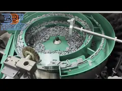 China Soundproof Enclosure Bowl Feeder Machine PU Coating Hopper Vibrating Feeder supplier