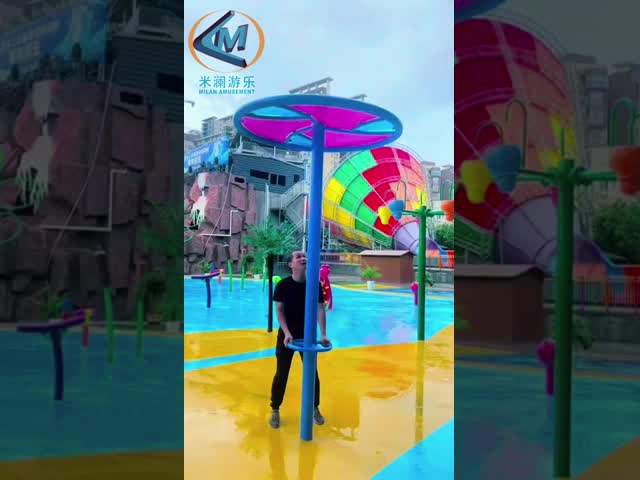 Attractive Outdoor Splash Pad Circular Rings High Durability