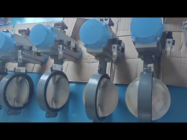  Pneumatic  Butterfly Valve CLAMP STAINLESS STEEL 304