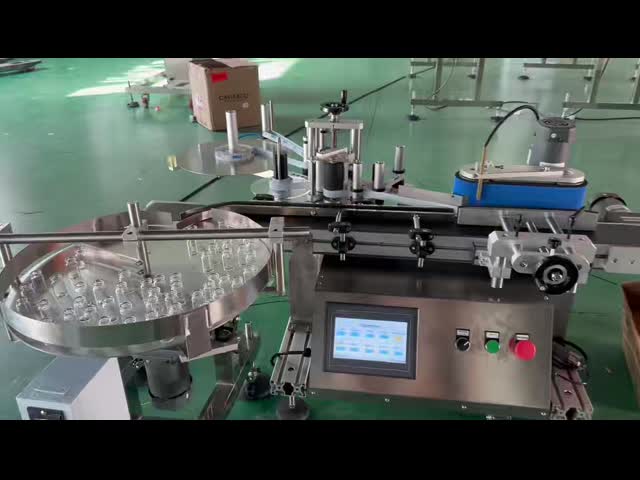 Compact Desktop Vial Labeling Machine for Small Vials (2ml to 30ml) with 40-60 Vials/Minute