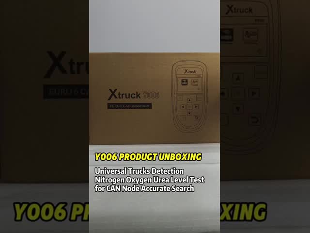 Xtruck Y006 EURO 6 CAN Sensor Diagnostic Tool with Urea Level Detection Multi-language Support and CAN Node Automatic Search