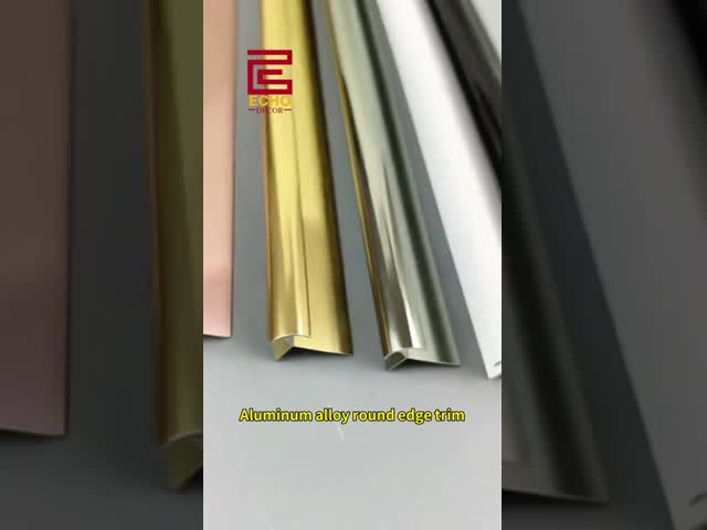 Aluminum Tile Trim 10mm Half Round Corner Tile Transition Strip