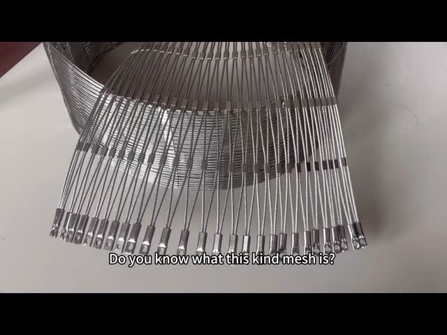 Factory Direct Supply Stainless Steel Cable Mesh Ferrule Type For Railing Applications
