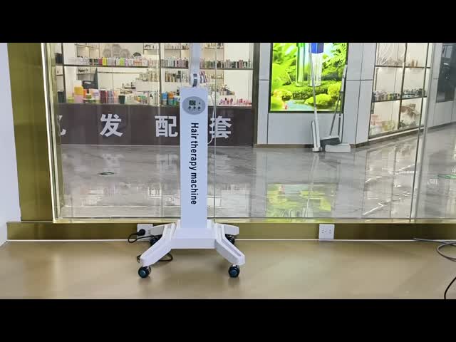 Hair Clinic And Salon Low Level Laser Hair Regrowth  Machine Standing LLLT Devices For Hair Loss