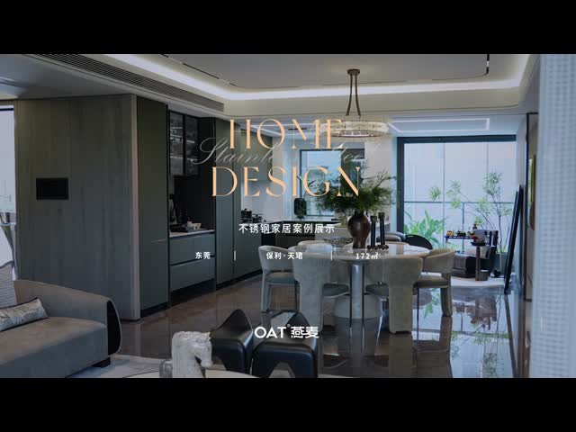 Modern Stainless Steel Kitchen Worktop Island Aquarium Counter Metal Backsplash