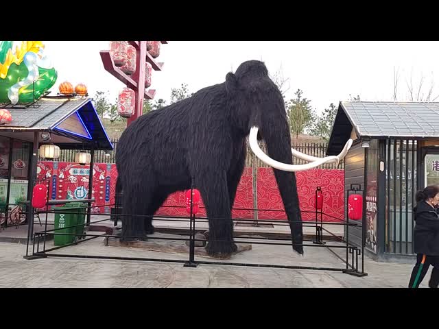 Indoor And Outdoor Simulated Model Mechanical Animal Animatronics For Theme Park