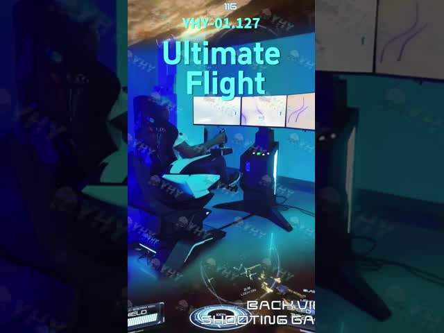 Virtual Reality VR Entertainment Equipment 9D Flight Simulated Microsoft Flight Simulator
