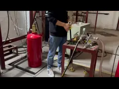 China Automatic FM200 Fire Suppression System Pneumatic Actuator 89mm supplier