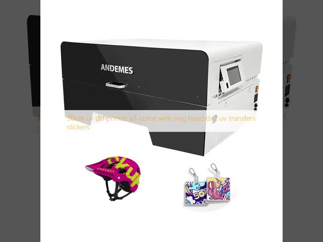 30cm UV DTF Printer with DX7 UV Print Head and RIP Software for High-Speed 1.5-2 Square Meter per Hour Printing