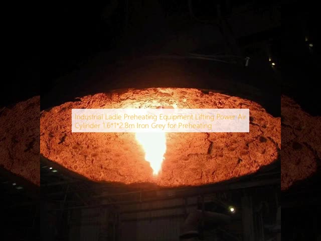 Industrial Ladle Preheating Equipment with 1.6*1*2.8m Size and 500-1200°C Temperature Range for Efficient Preheating