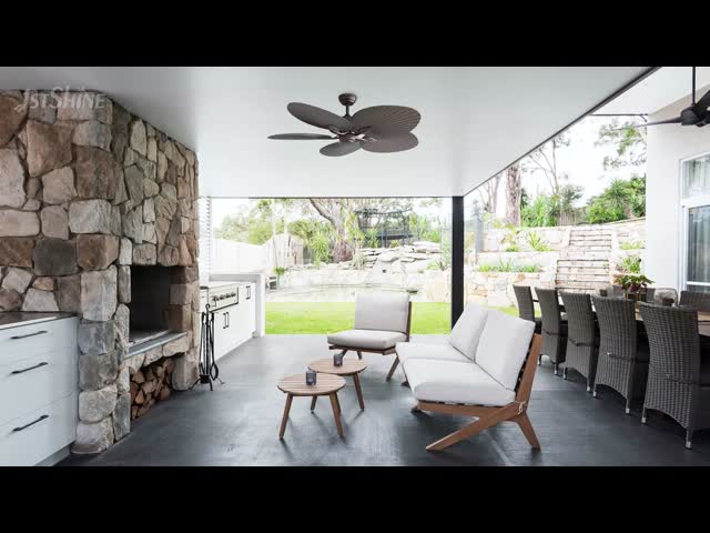 52 Inches Decorative Ceiling Fan with 5 ABS Blades and 6 Speed Remote Control for Modern Comfort