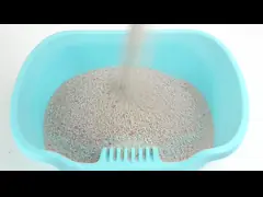 China Natural Plant Biodegradable Peach Cat Litter Stripe Shape Multi Flavor Fast Clumping supplier