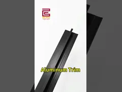 China Flexible Alu LED Profile U Channel Black LED Strip Profile For Housing Decoration supplier