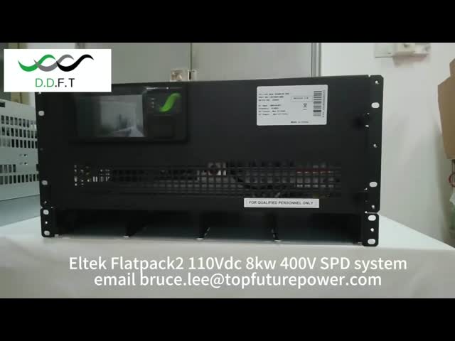 Eltek P/N: CIO20405.XXX System FP2 110Vdc 8KW 400V SPD with  Flatpack 110-125V/2000HE （ 241115.805）