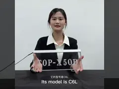 Customized Acrylic LED Name Plate High Transparent PC Lampshade 3 Color