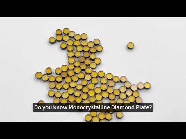 HPHT Monocrystalline Diamond for Industrial Cutting Applications