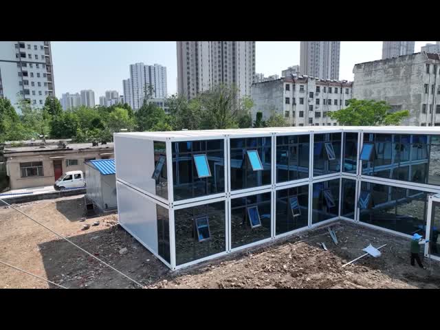 Portable 20FT Container Steel Prefabricated House for Office Building or Warehouse Mobile Office Unit