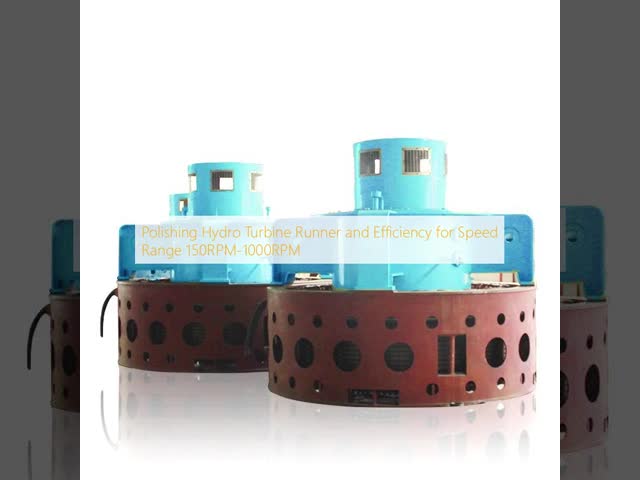 Hydro Turbine Runner with Speed Range 150RPM-1000RPM Customized Blade Width and 0.5-10 Meters Runner Diameter